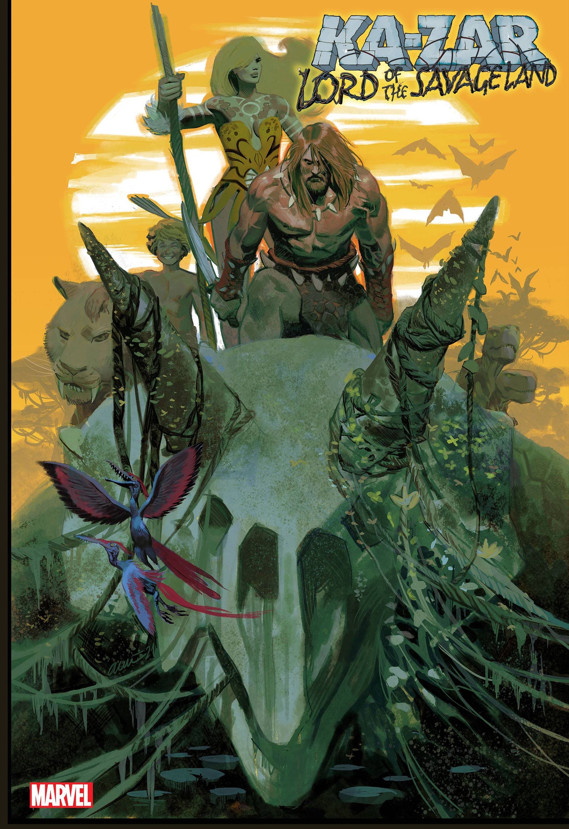 MARVEL PRH Comics KA-ZAR LORD SAVAGE LAND #5 (OF 5) ACUNA VAR