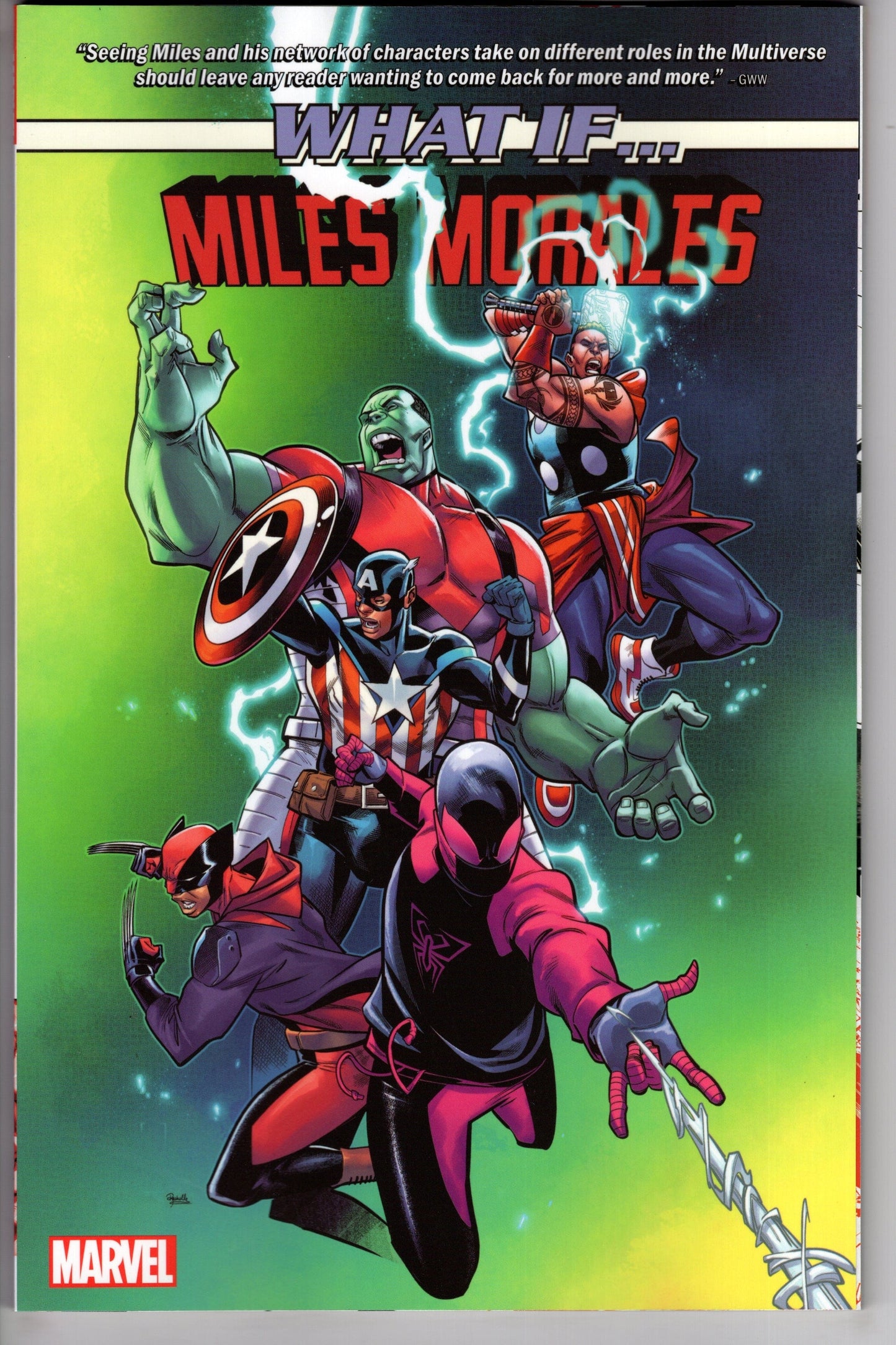 MARVEL PRH TRADE VF/NM WHAT IF MILES MORALES TP