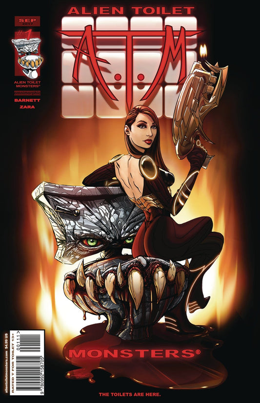 OMNIMORPHIC Comics ALIEN TOILET MONSTERS #1 CVR A