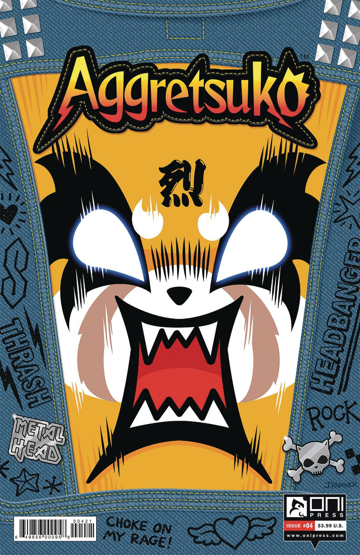 ONI PRESS INC. COMIC BOOK AGGRETSUKO #4 CVR B PARKER