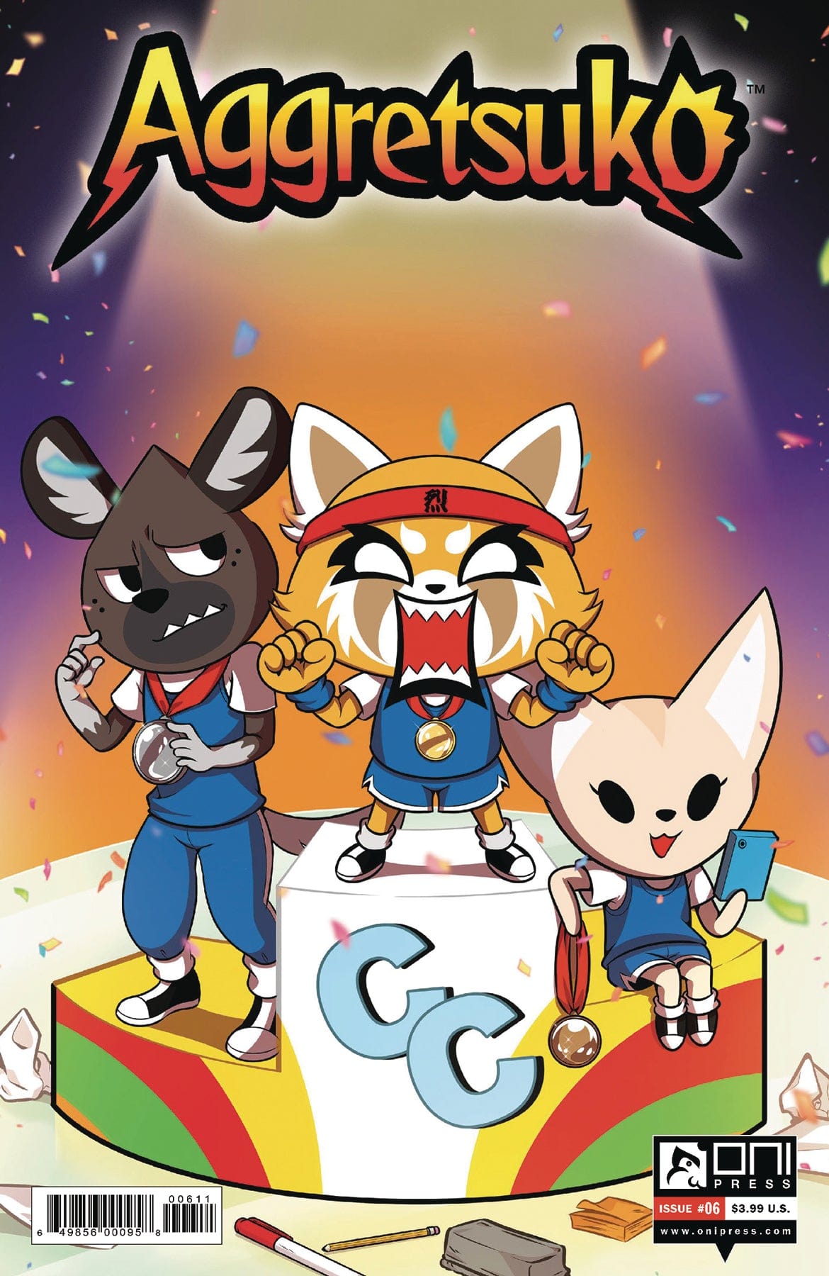 ONI PRESS INC. COMIC BOOK AGGRETSUKO #6 CVR A AMIN