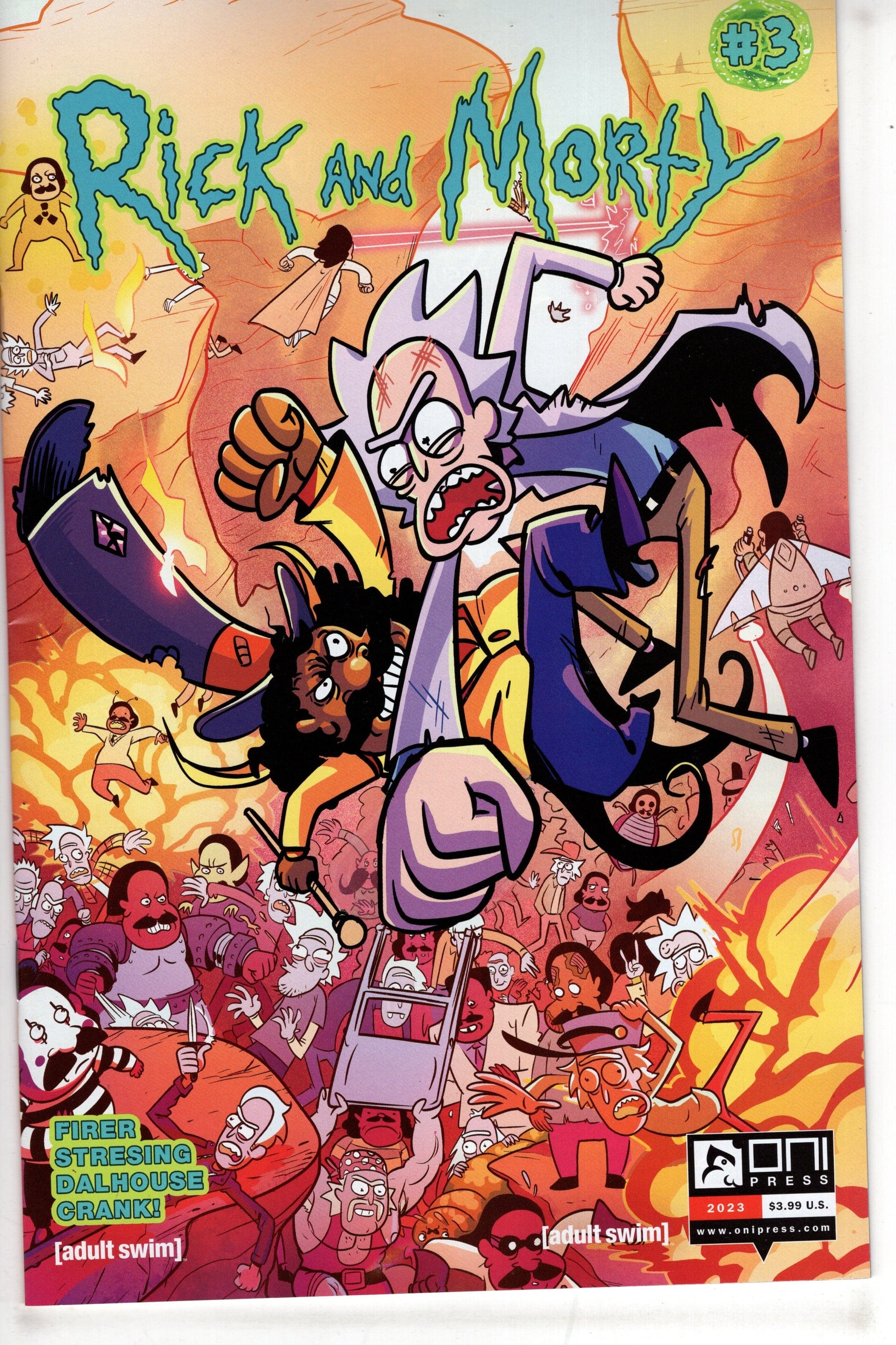 ONI PRESS INC. COMIC BOOK Rick And Morty #3 Cover A Stresing (Mature)