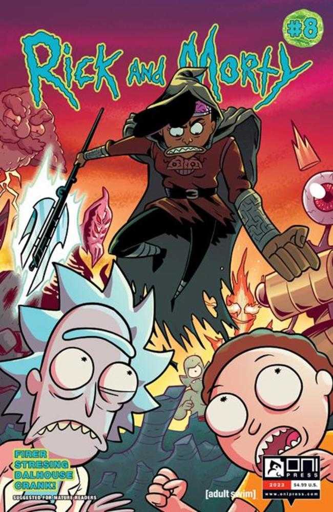 ONI PRESS INC. COMIC BOOK Rick And Morty #8 Cover A Fred C Stresing (Mature)