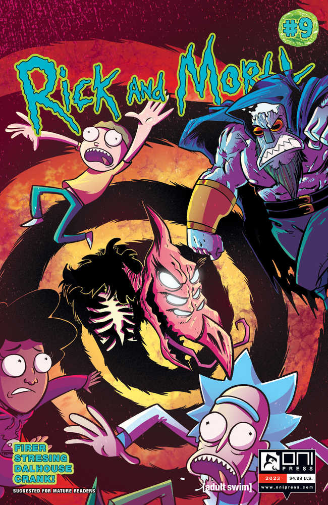 ONI PRESS INC. COMIC BOOK Rick And Morty #9 Cover A Fred C Stresing (Mature)