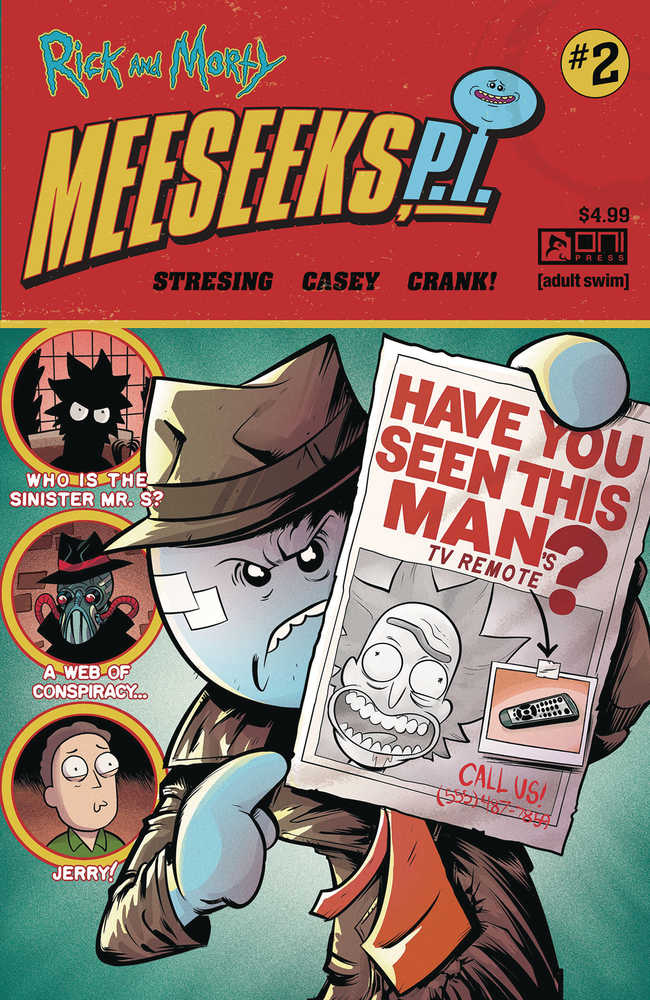 ONI PRESS INC. COMIC BOOK Rick And Morty Meeseeks Pi #2 Cover A Stresing (Mature)