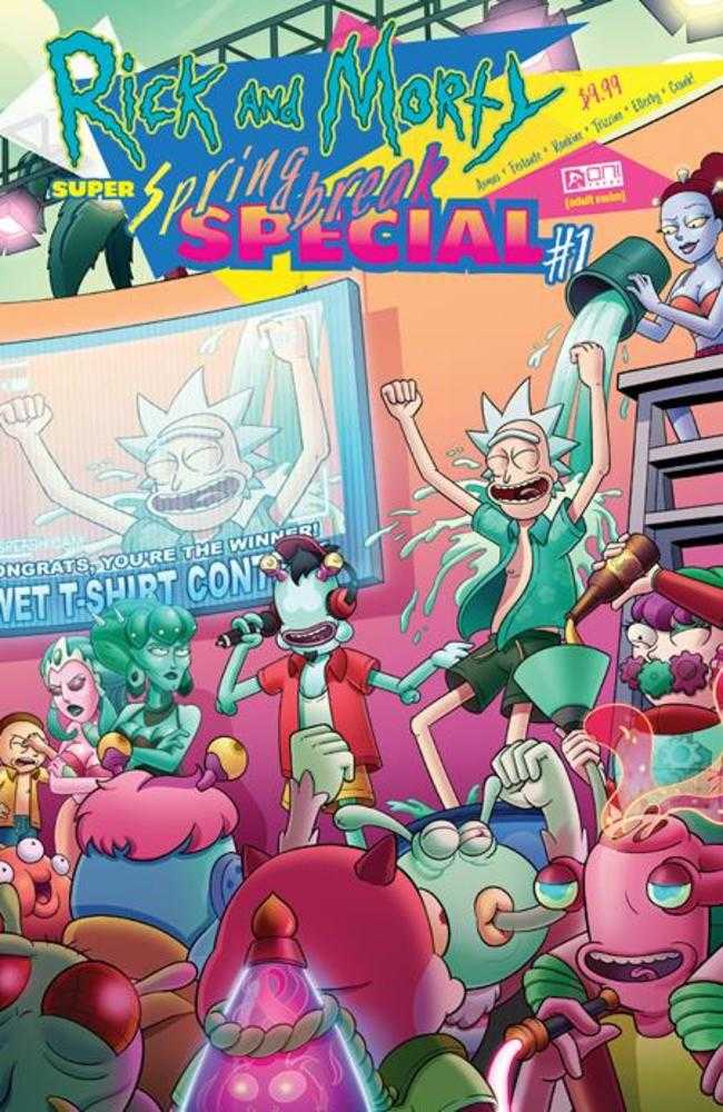 ONI PRESS INC. COMIC BOOK Rick And Morty Super Spring Break Special #1 Cover B Susan Blake Variant (Mature)