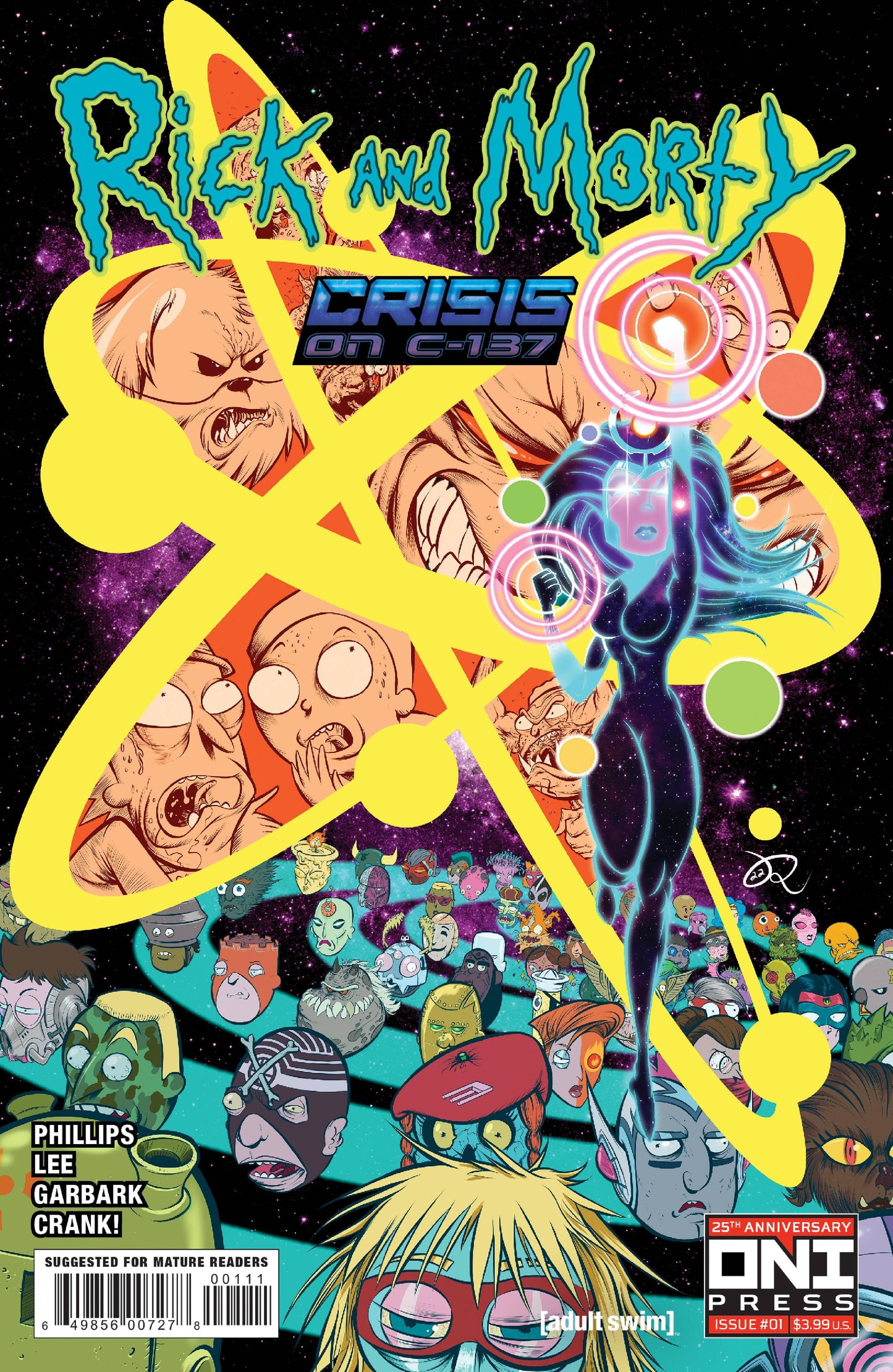 ONI PRESS INC. COMIC BOOK VF/NM RICK & MORTY CRISIS ON C-137 #1 CVR A LEE