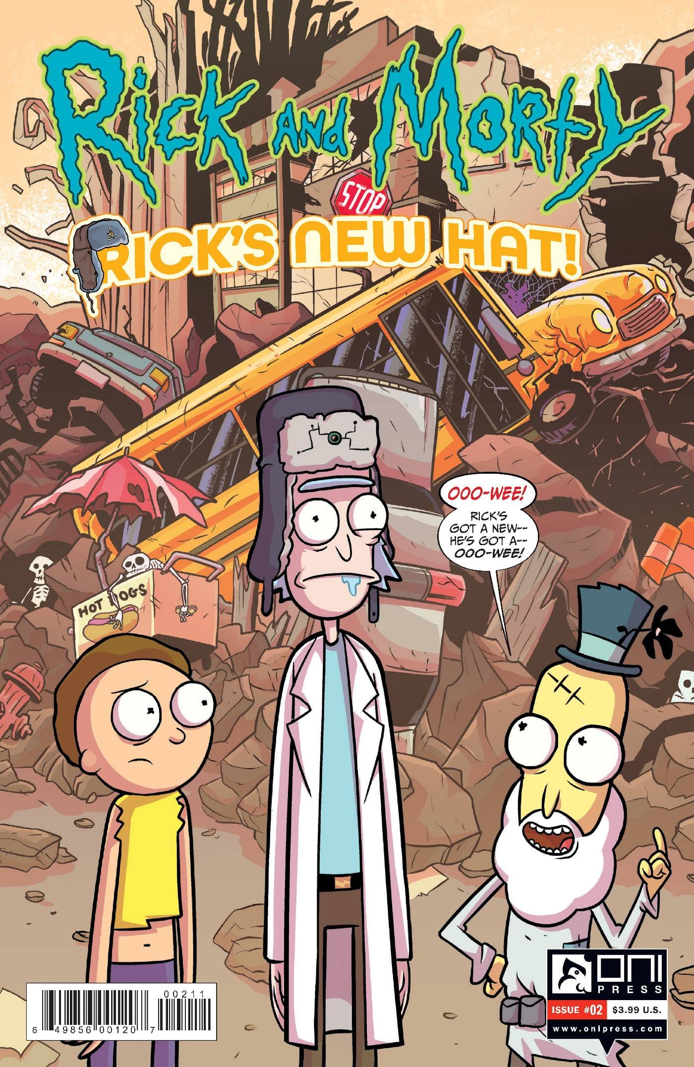ONI PRESS INC. COMIC BOOK VF RICK AND MORTY RICKS NEW HAT #2 CVR A STRESING