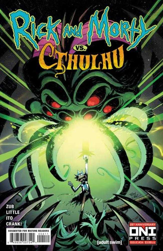 ONI PRESS INC. COMIC BOOKS Rick And Morty vs Cthulhu #4 (Of 4) Cover A Troy Little (Mature)