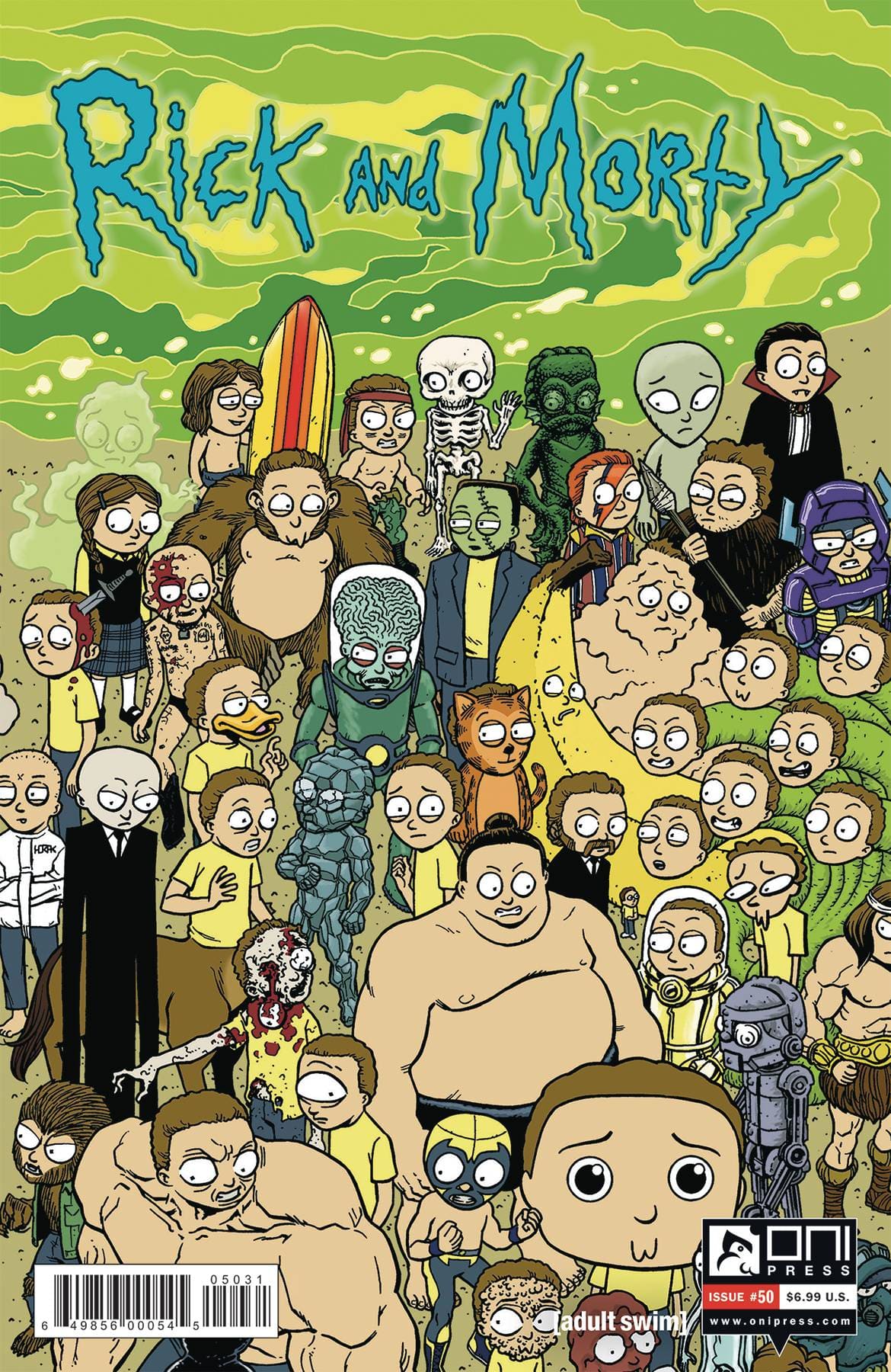 ONI PRESS INC. ONI PRESS INC. RICK & MORTY #50 CVR C HORAK MORTY CONNECTING (C: 1-0-0)