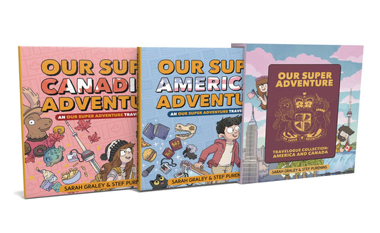 ONI PRESS INC. TRADE OUR SUPER ADVENTURE TRAVELOGUE AMERICA & CANADA HC