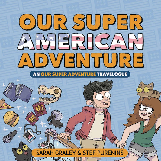 ONI PRESS INC. TRADE OUR SUPER ADVENTURE TRAVELOGUE SUPER AMERICAN HC