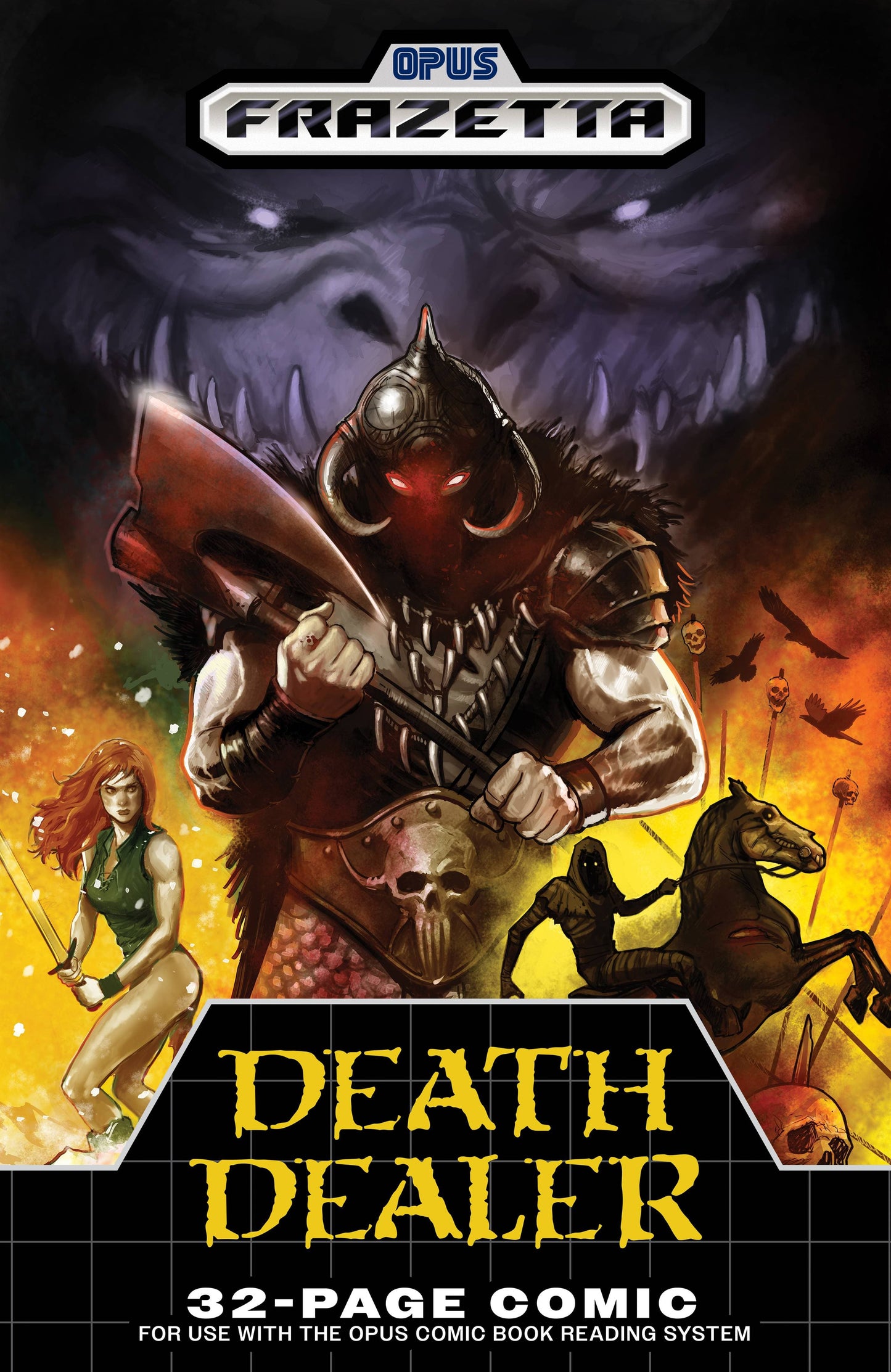 OPUS COMICS COMIC BOOK FRANK FRAZETTA DEATH DEALER #4 CVR C 5 COPY INCV VIDEO GAME