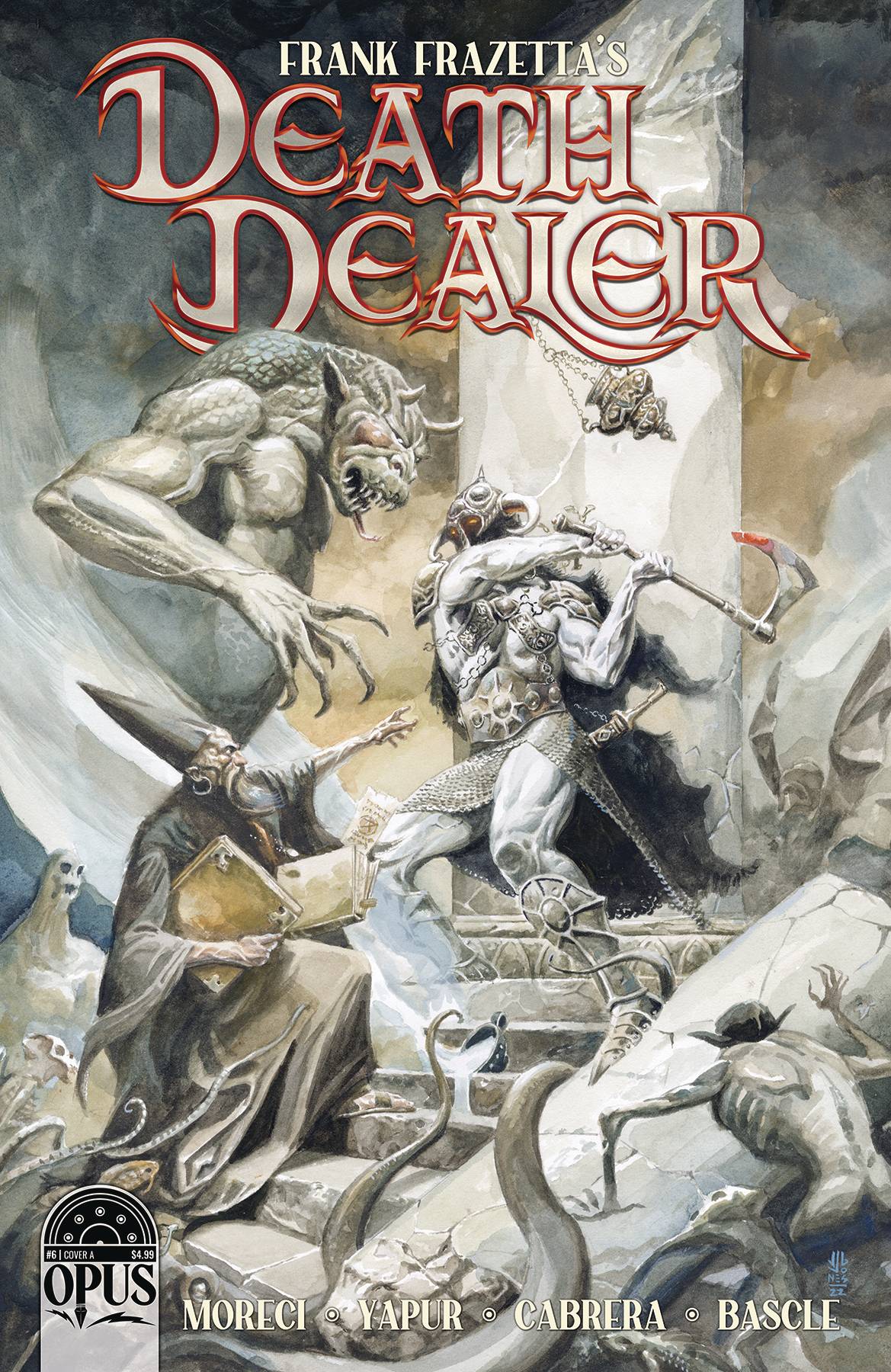 OPUS COMICS COMIC BOOK FRANK FRAZETTA DEATH DEALER #6 CVR A JONES