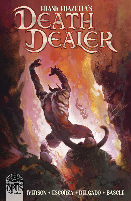 OPUS COMICS COMIC BOOK Frank Frazetta Death Dealer #8 Cover B Frazetta