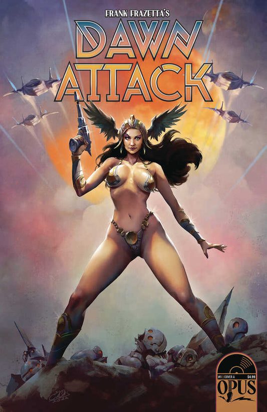 OPUS COMICS COMIC BOOK Frank Frazettas Dawn Attack #1 (Of 5) Cover A Casas