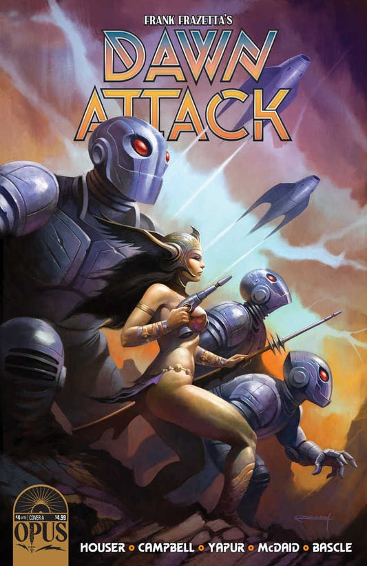 OPUS COMICS COMIC BOOK Frank Frazettas Dawn Attack #4 (Of 5) Cover A Reilly