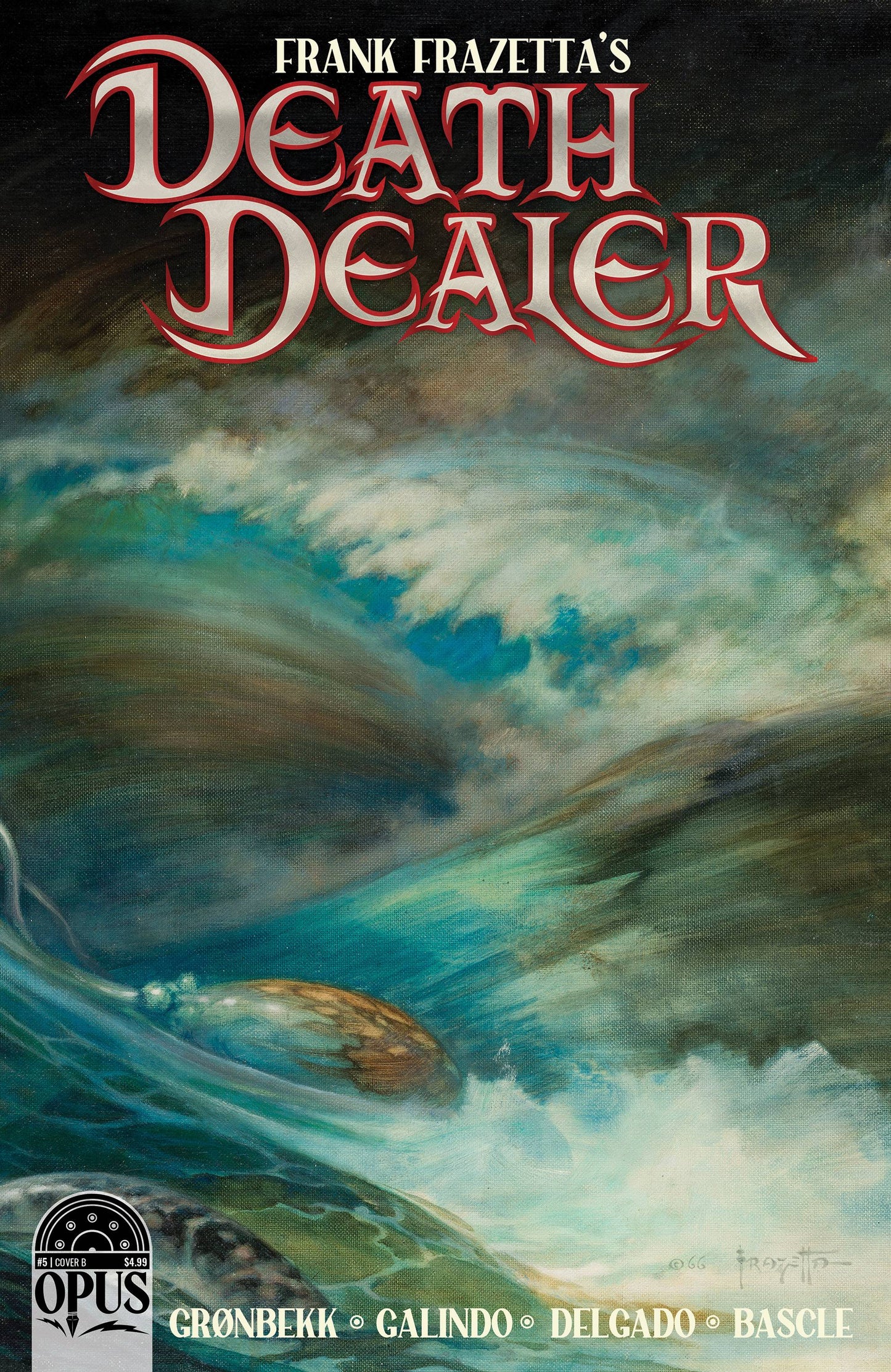 OPUS COMICS COMIC BOOK VF/NM FRANK FRAZETTA DEATH DEALER #5 CVR B FRAZETTA