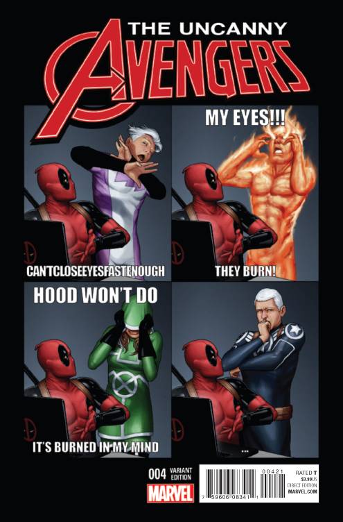 Packrat Comics COMIC BOOK UNCANNY AVENGERS #4 DEADPOOL VARIANT