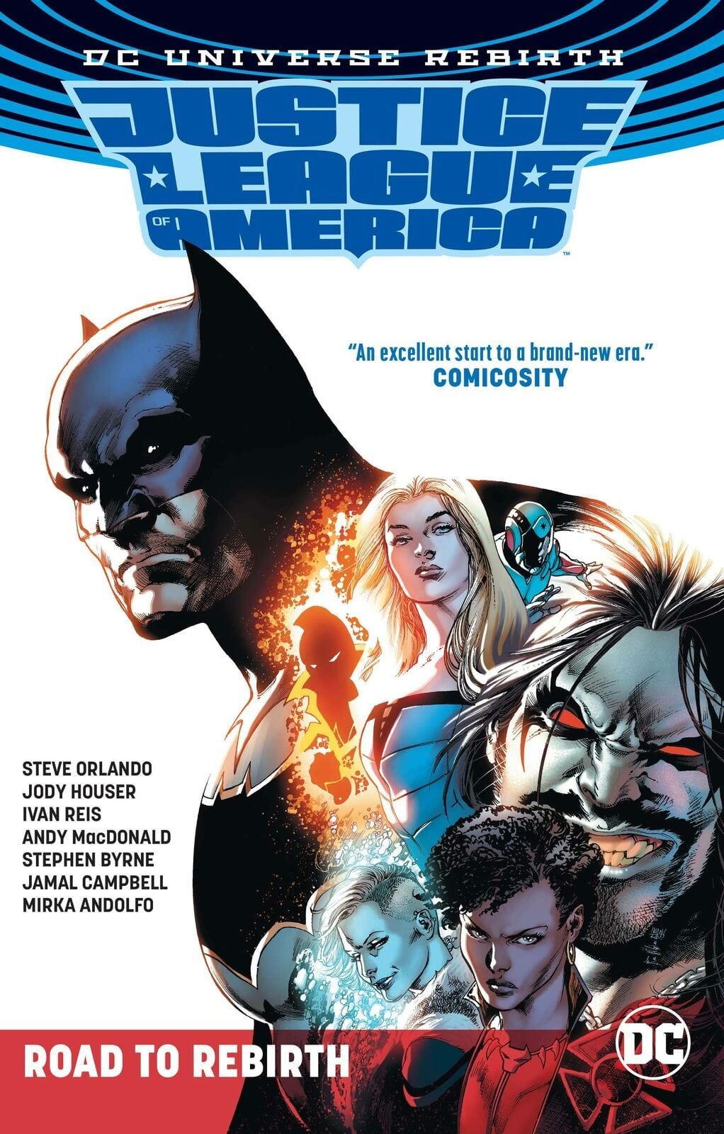 Packrat Comics JUSTICE LEAGUE OF AMERICA THE ROAD TO REBIRTH TP