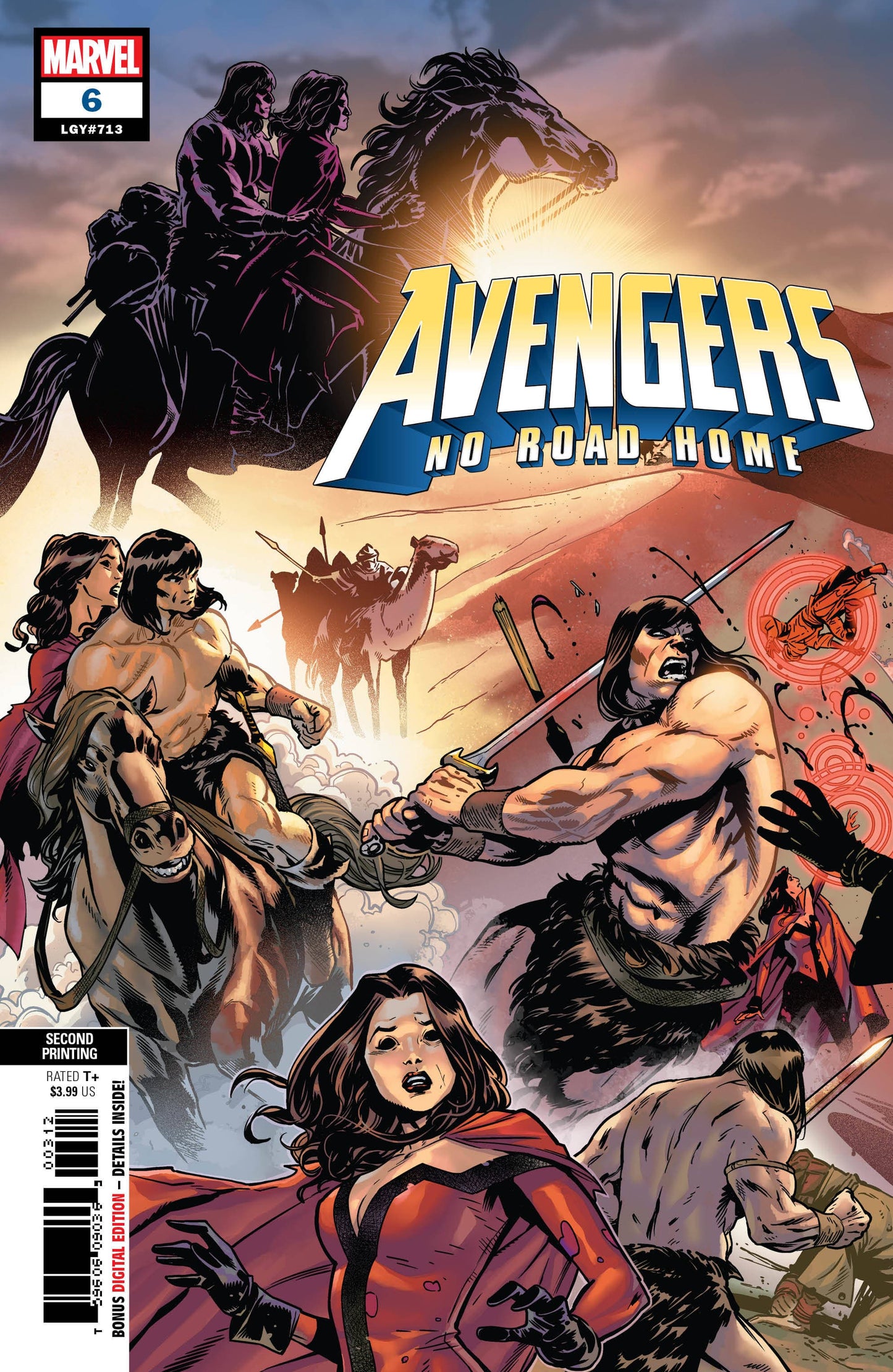 Packrat Comics Marvel AVENGERS NO ROAD HOME #6 (OF 10) 2ND PTG IZAAKSE VAR