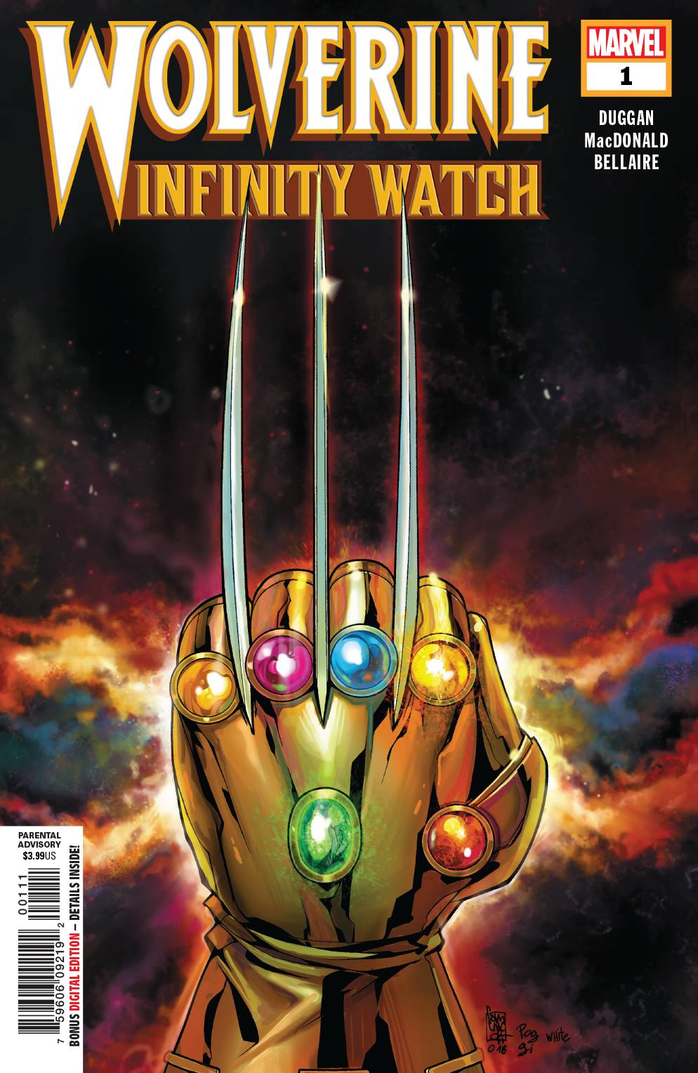 Packrat Comics MARVEL COMICS WOLVERINE INFINITY WATCH #1 (OF 5)