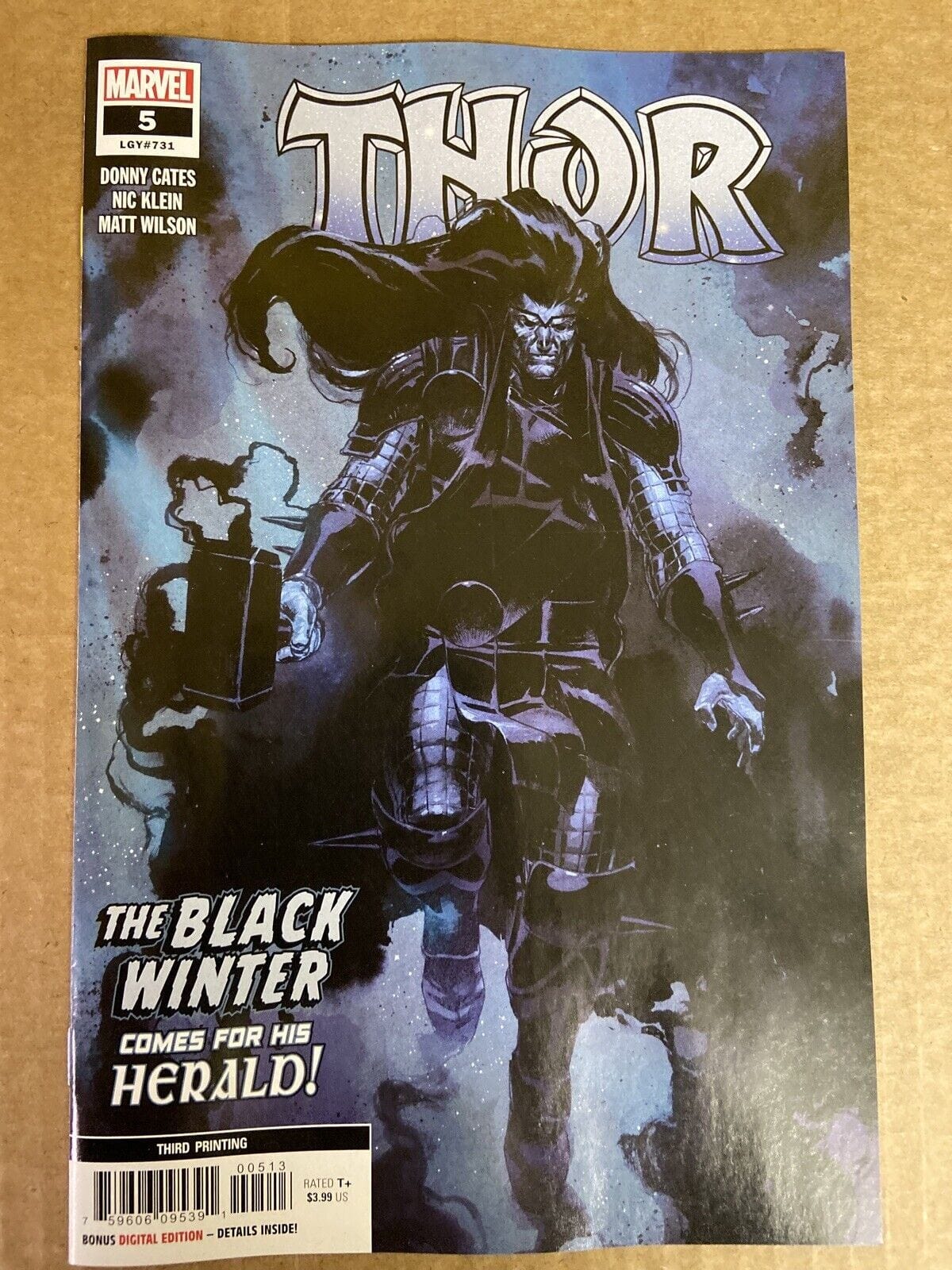 Packrat Comics THOR 5 2020 NIC KLEIN 3rd PRINT VARIANT NM 1st BLACK WINTER