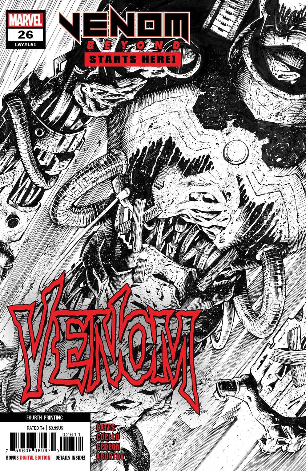 Packrat Comics VENOM #26 4TH PTG COELLO VAR