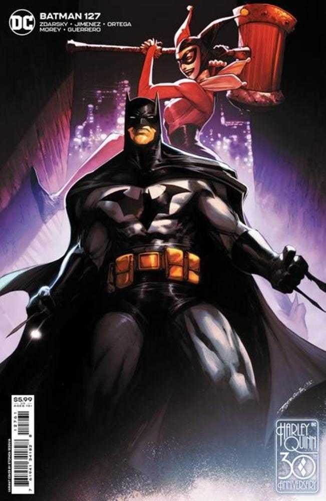 Packrat Comics VF/NM Batman #127 Cover D Stephen Segovia Harley Quinn 30th Anniversary Card Stock Var