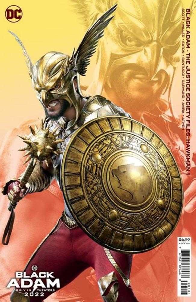 Packrat Comics VF/NM Black Adam Justice Society Files Hawkman #1 (One Shot) Cover B Photo Card Stock