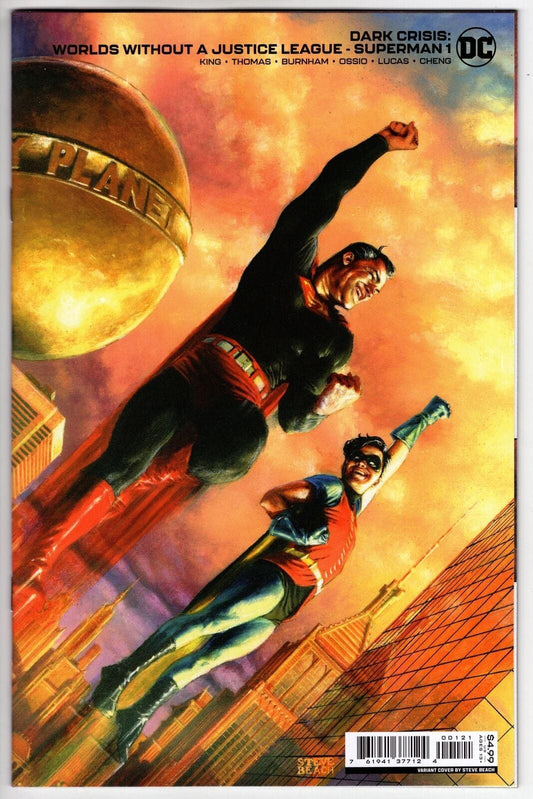 Packrat Comics VF/NM Dark Crisis Worlds Without A Justice League Superman #1 (One Shot) Cover B 1 in