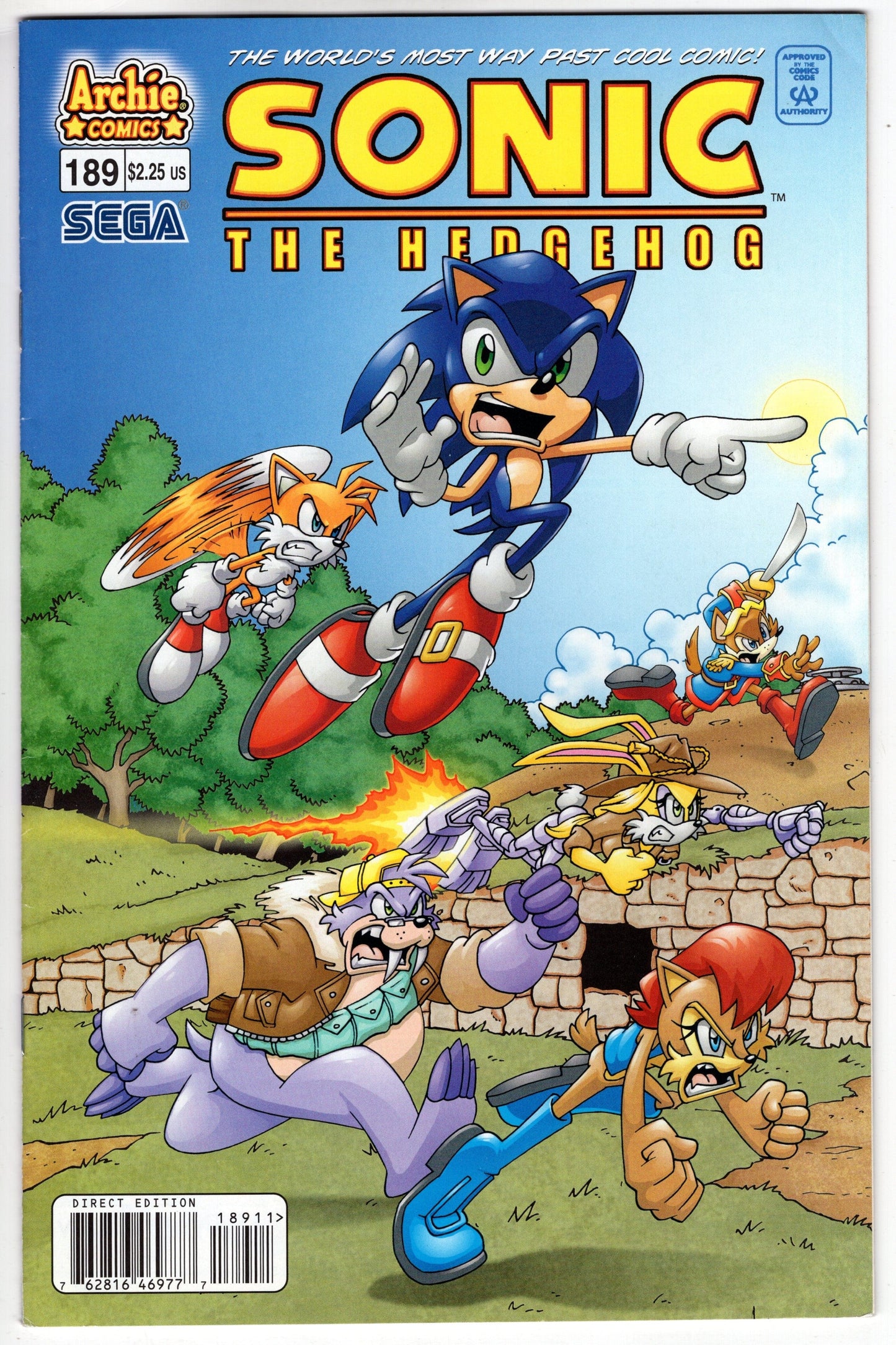 Packrat Comics VF Sonic the Hedgehog #189