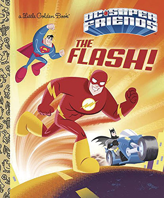 RANDOM HOUSE BOOKS YOUNG READE KIDS DC SUPER FRIENDS LITTLE GOLDEN BOOK FLASH