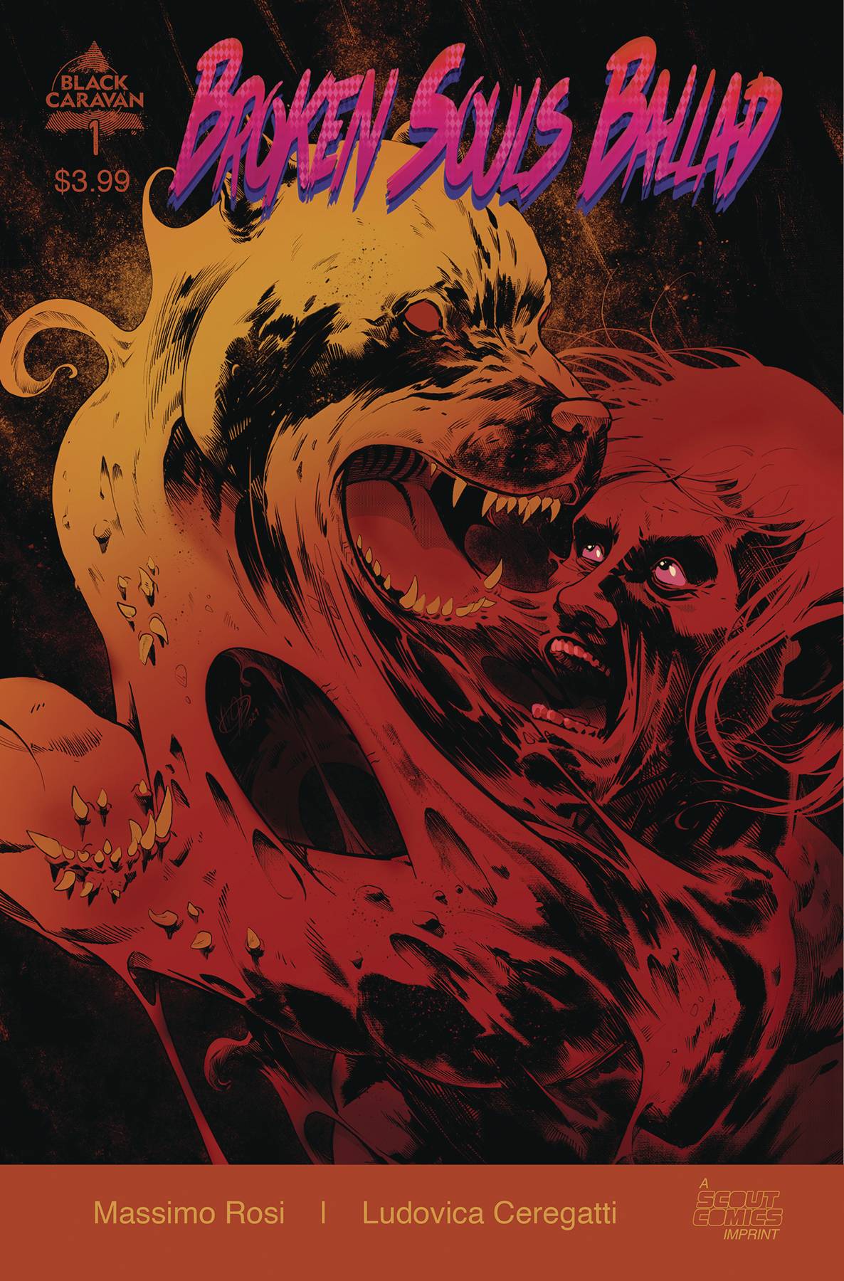 SCOUT COMICS COMIC BOOK BROKEN SOULS BALLAD #1 2ND PTG