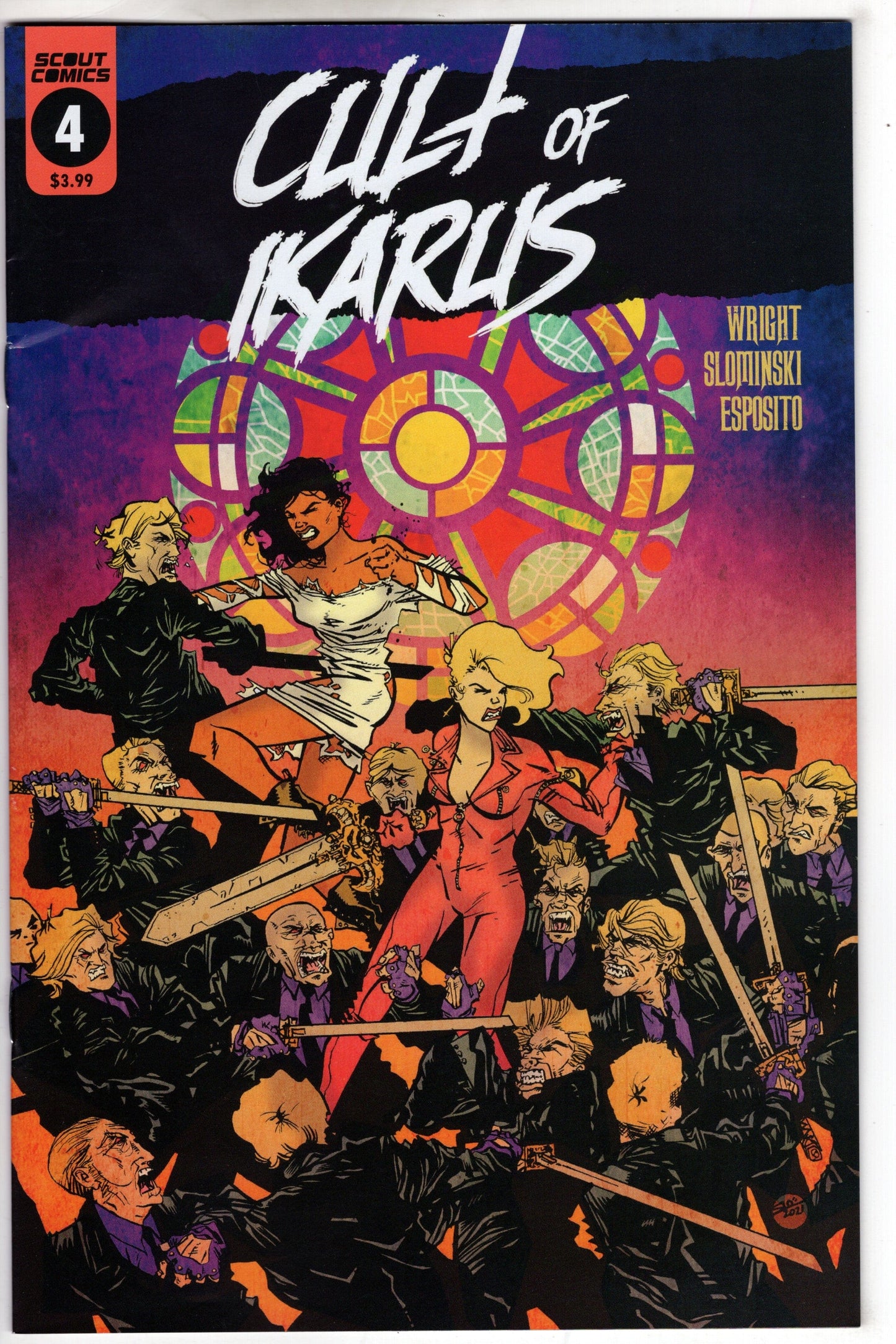 SCOUT COMICS COMIC BOOK VF CULT OF IKARUS #4 (OF 4)