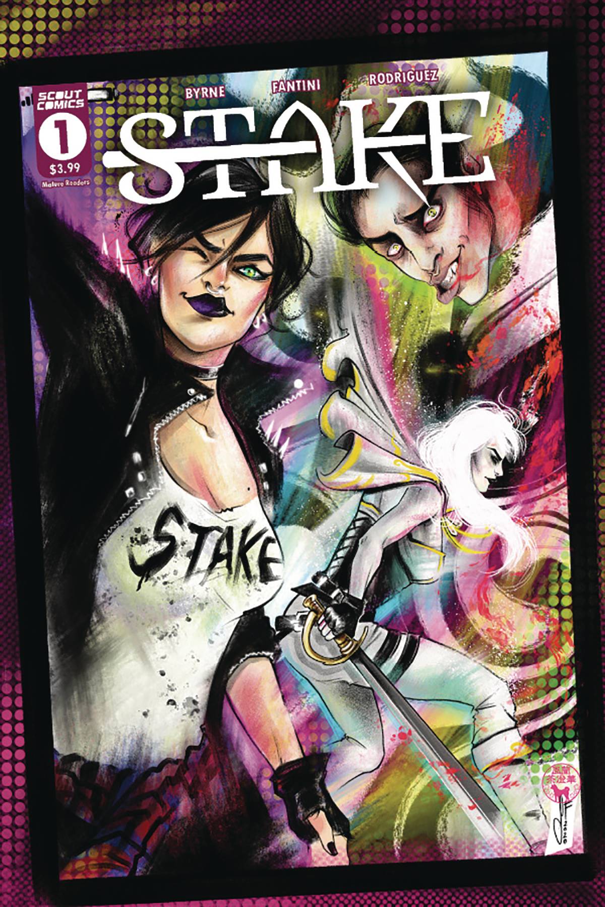 SCOUT COMICS Comics STAKE #1 2ND PTG