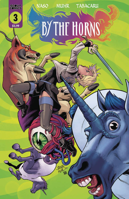 SCOUT COMICS Comics VF/NM BY THE HORNS #3 (OF 7) CVR A MUHR (MR)