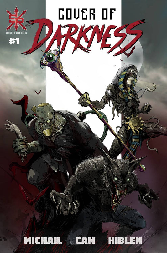 SOURCE POINT PRESS COMIC BOOK COVER OF DARKNESS #1 CVR A HIBLEN (MR)
