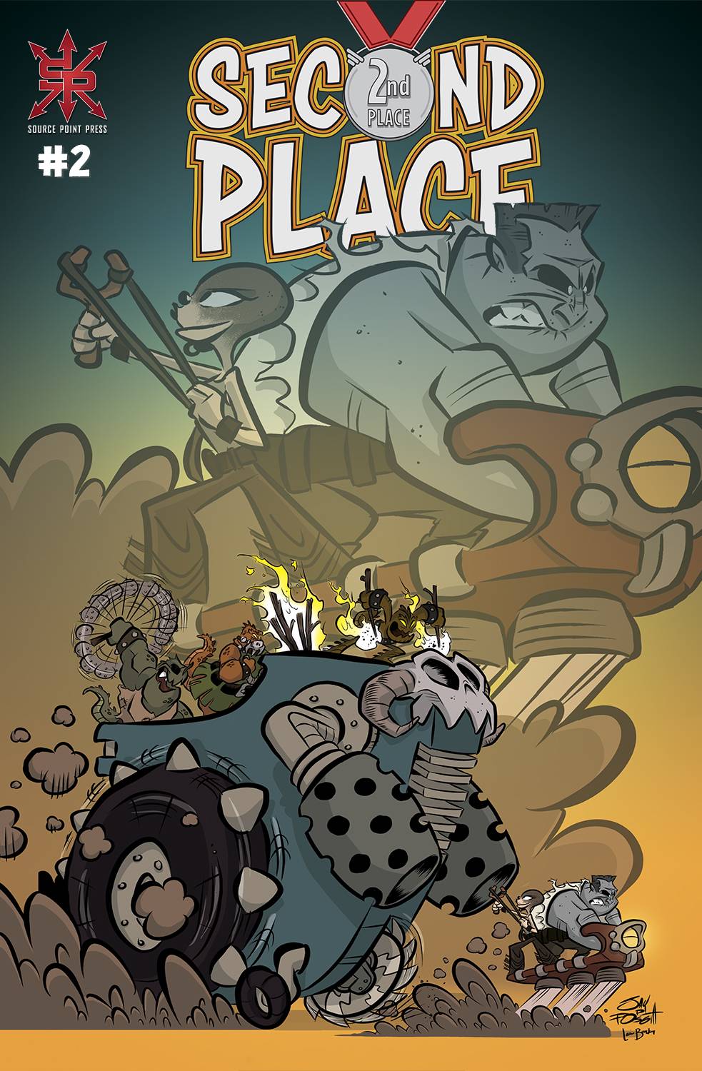 SOURCE POINT PRESS COMIC BOOK SECOND PLACE #2 (OF 4)