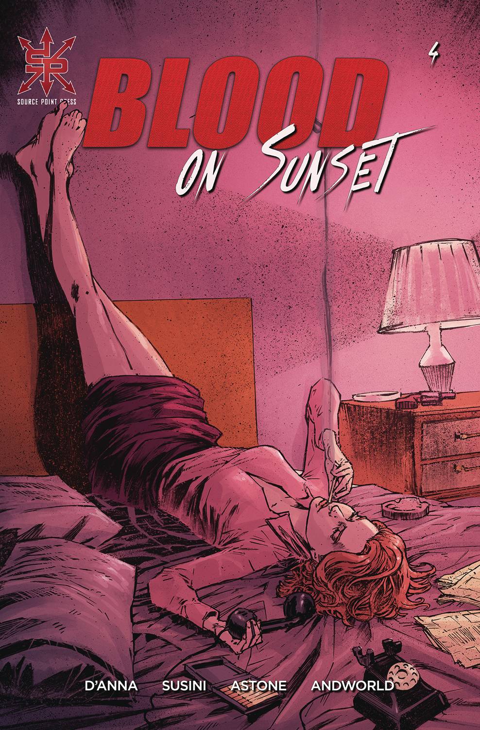 SOURCE POINT PRESS COMIC BOOK VF/NM BLOOD ON SUNSET #4 (OF 5) (MR)