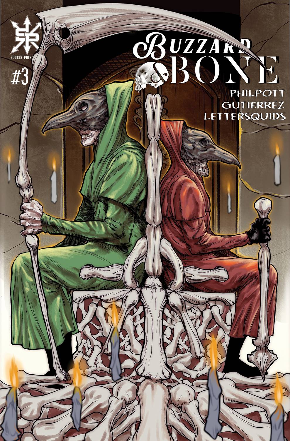 SOURCE POINT PRESS COMIC BOOK VF/NM BUZZARD AND BONE #3 (OF 4) (MR)