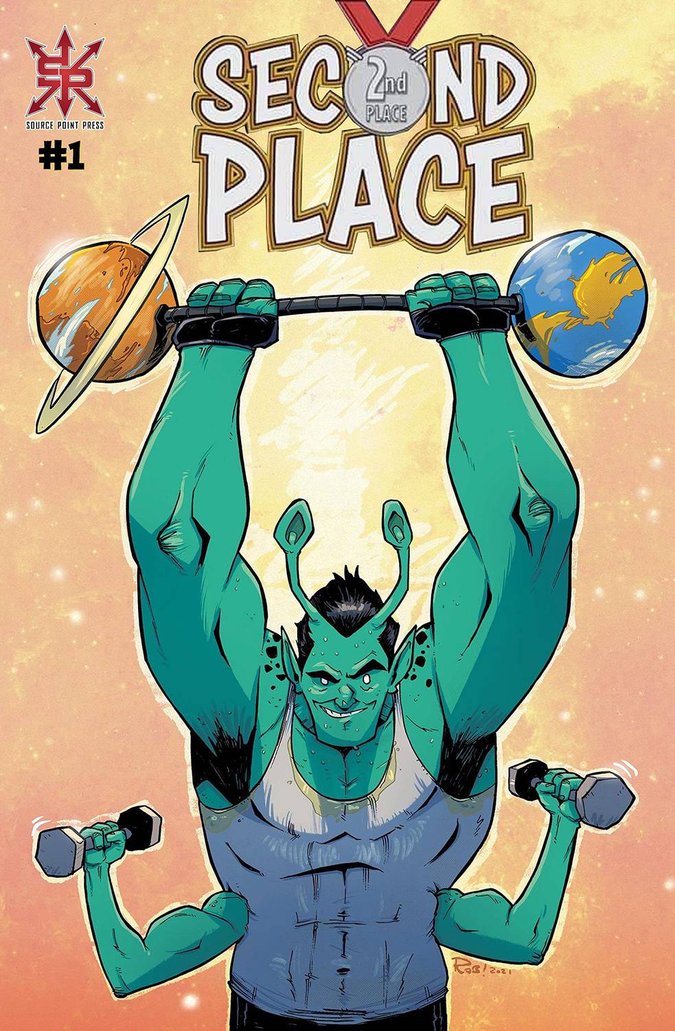 SOURCE POINT PRESS COMIC BOOK VF/NM SECOND PLACE #1 (OF 4) CVR B GUILLORY