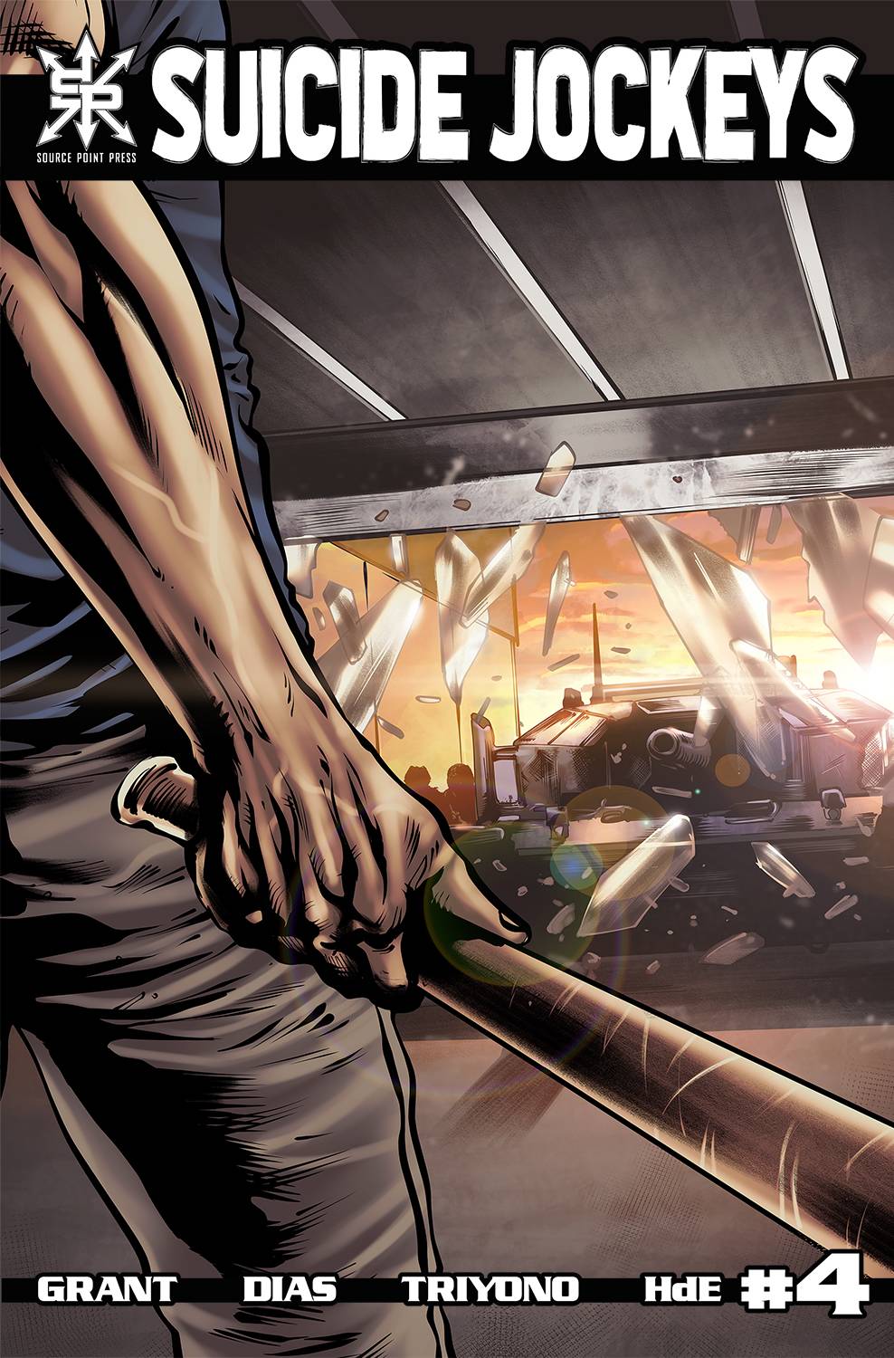 SOURCE POINT PRESS COMIC BOOK VF/NM SUICIDE JOCKEYS #4 CVR A DIAS & TRIYONO (MR)