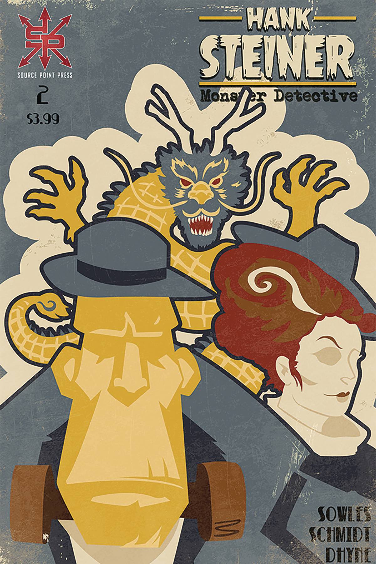 SOURCE POINT PRESS Comics HANK STEINER MONSTER DETECTIVE #2 (MR)