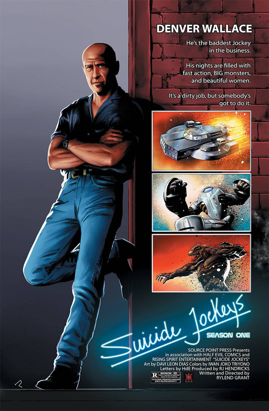 SOURCE POINT PRESS TRADE VF/NM SUICIDE JOCKEYS SEASON 1 (MR)