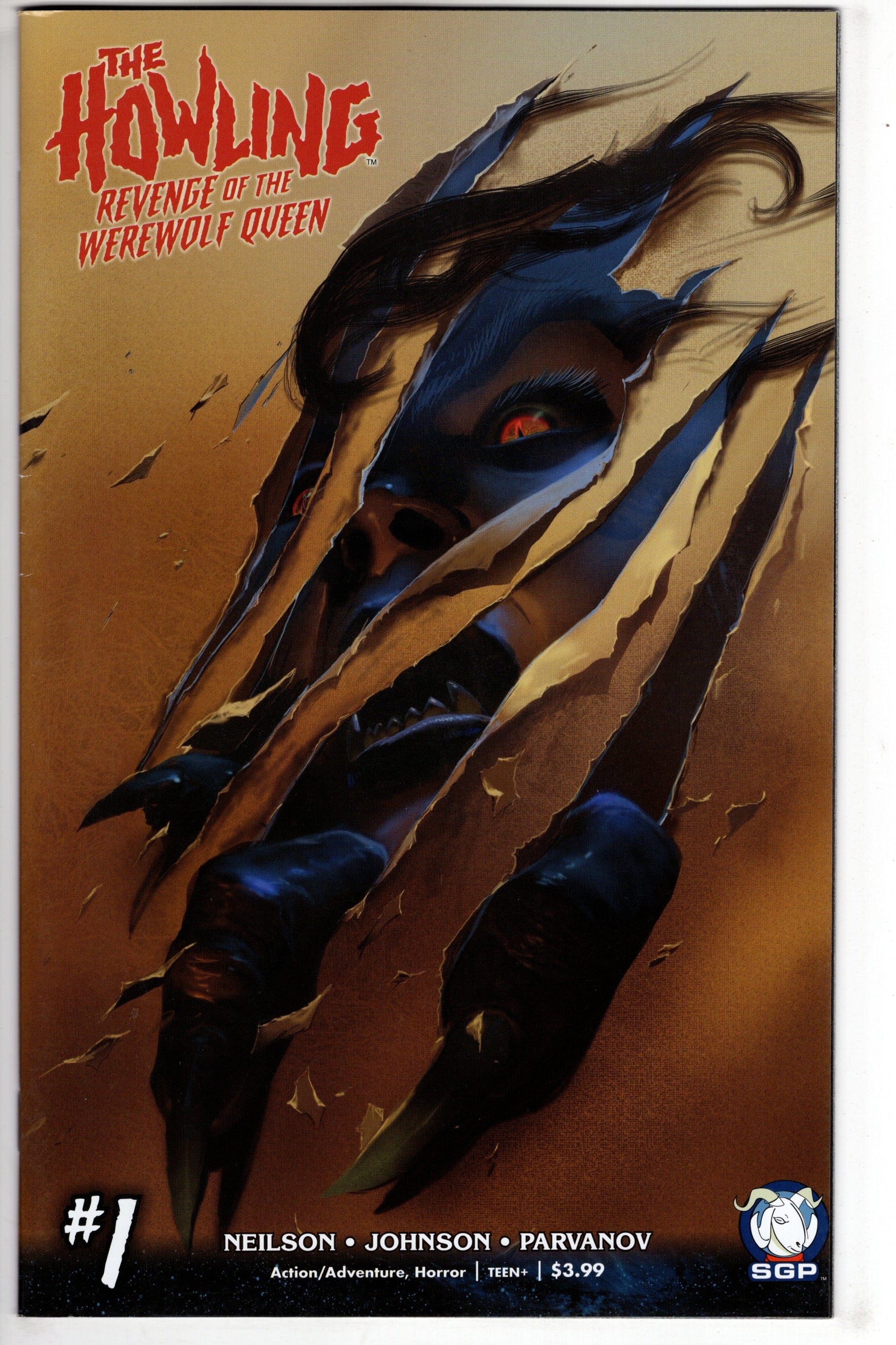 SPACE GOAT PUBLISHING VF/NM HOWLING #1 MAIN CVRS