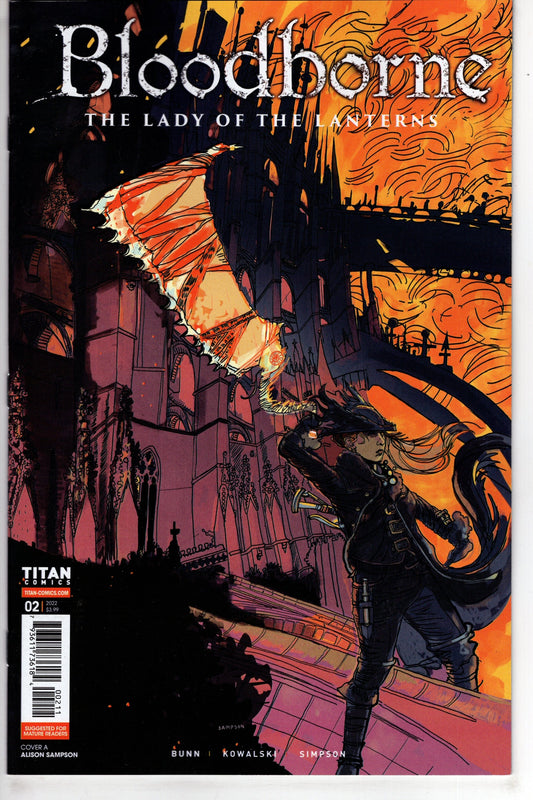 TITAN COMICS COMIC BOOK BLOODBORNE LADY OF LANTERNS #2 CVR A SAMPSON (MR)