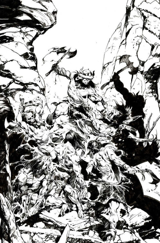 TITAN COMICS COMIC BOOK Conan Barbarian #1 Cover J 10 Copy Variant Edition Torre Virgin Black & White (Mature)