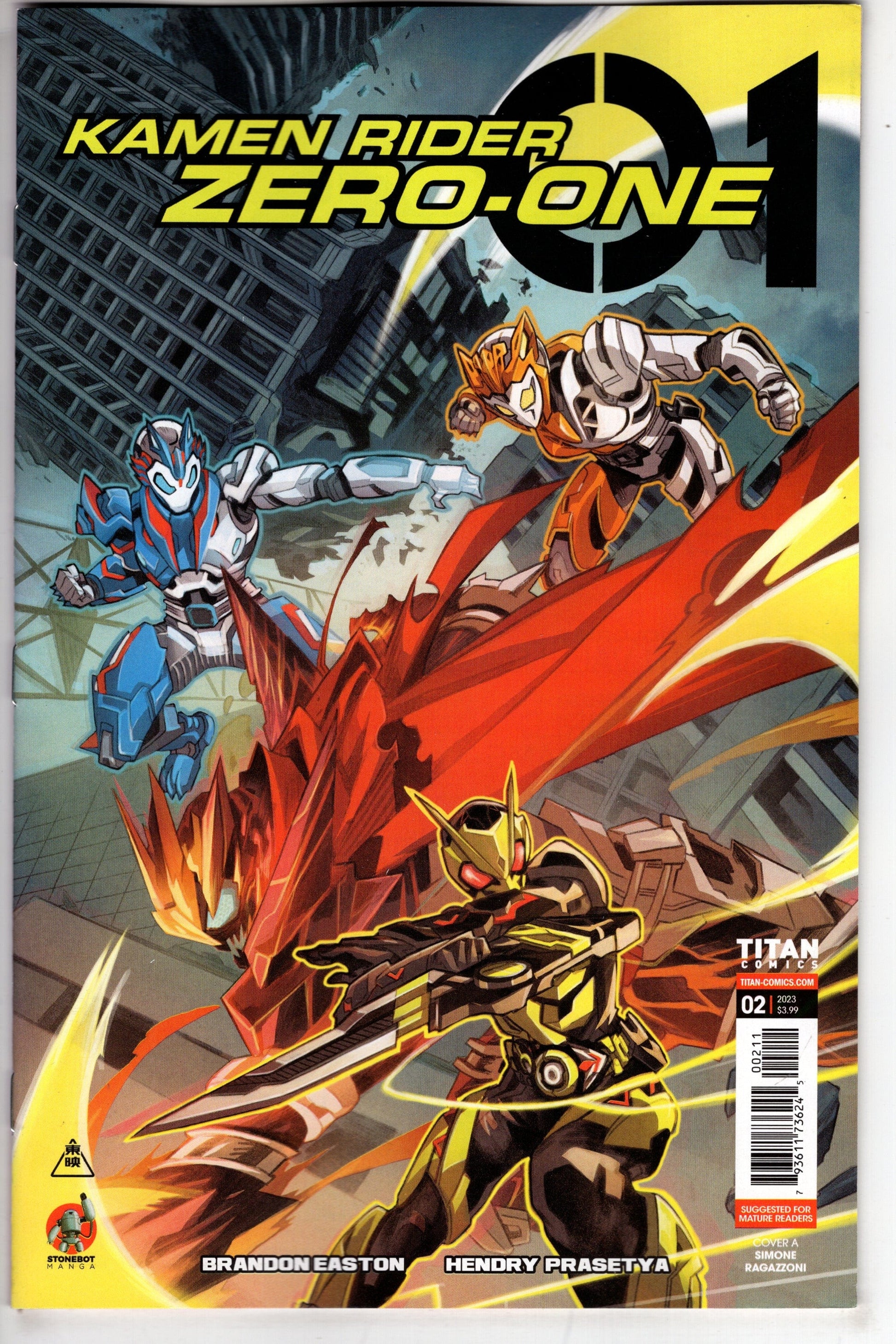TITAN COMICS COMIC BOOK Kamen Rider Zero One #2 Cover A Raggazoni