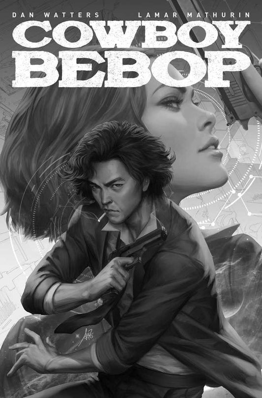 TITAN COMICS comic book VF/NM Cowboy Bebop #1 Cover F Lau Black & White